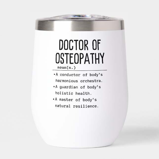 Arzt für Osteopathie (Vorderseite)