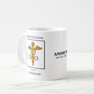 Arzt für Osteopathie Abschluss Gratulation Kaffeetasse