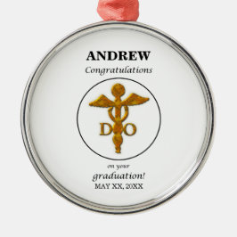 Arzt für Osteopathie Abschluss Gratulation Ornament Aus Metall