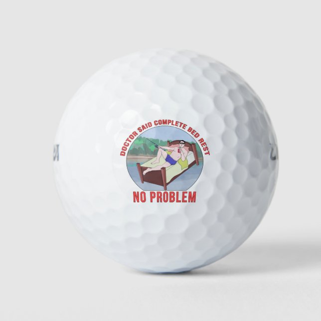 Arzt sagte, es gebe kein Problem mit der Erholung  Golfball (Vorderseite)