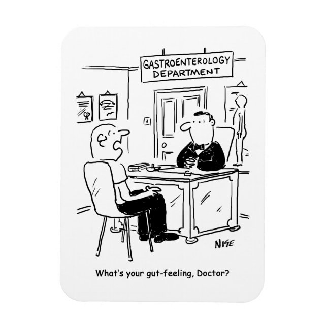 Arzt und Patient in der Operation des Arztes - Gut Magnet (Vertikal)