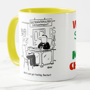 Arzt und Patient in der Operation des Arztes - Gut Tasse
