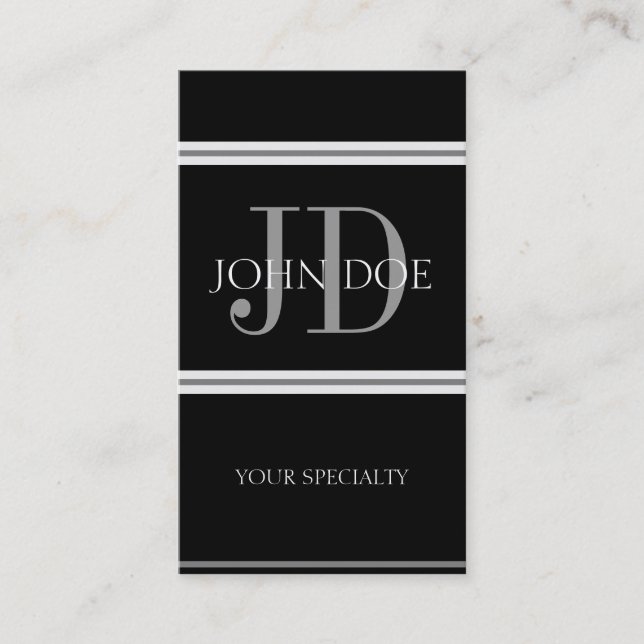 Arzt vertikales B/B Visitenkarte (Vorderseite)