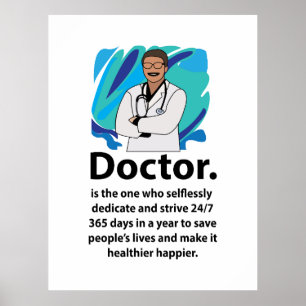 Arztanerkennungszitat Poster