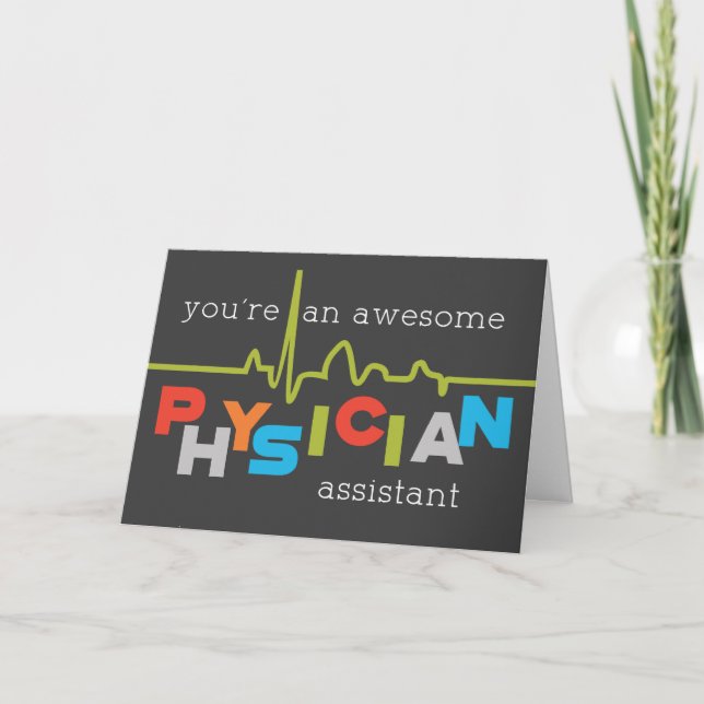 Arztassistent PA Woche Phantastisch Karte (Vorderseite)