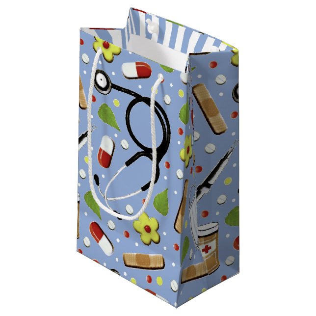 Arztbeutel Kleine Geschenktüte (Vorderseite Schrägansicht)
