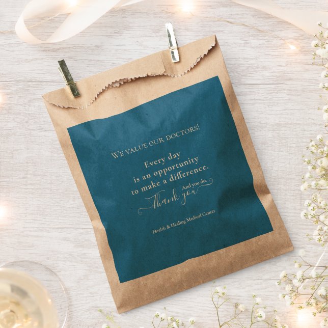 Ärzte Wertschätzung Woche Monat Bulk Geschenktütchen (Ausgeschnitten)