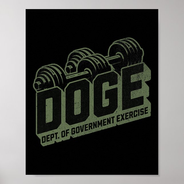 Ärzteabteilung Übung Doge Premiu Poster (Vorne)