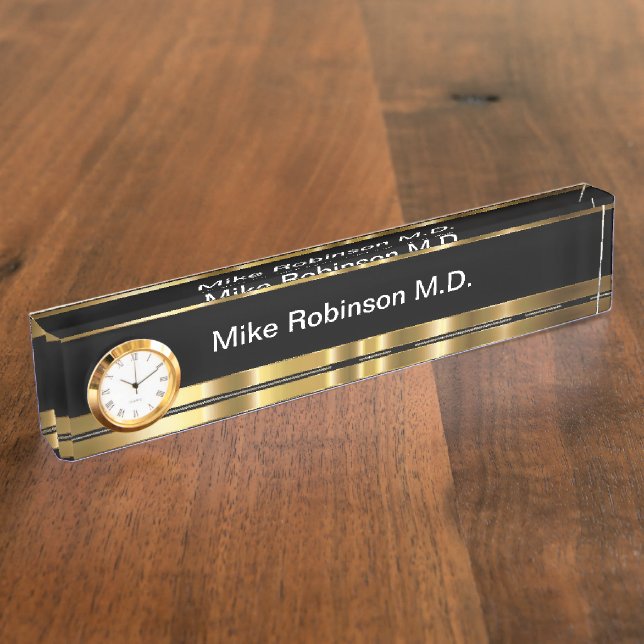 Ärztediplom für medizinische Geschenke Namensplakette (Seite)