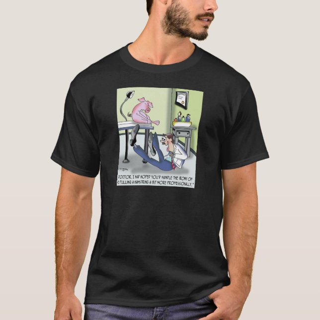 Ärzteschutzhandschuhe unprofessionell gezogen T-Shirt (Vorderseite)