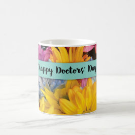 Ärztetag dank Gerbera Daisies Kaffeetasse