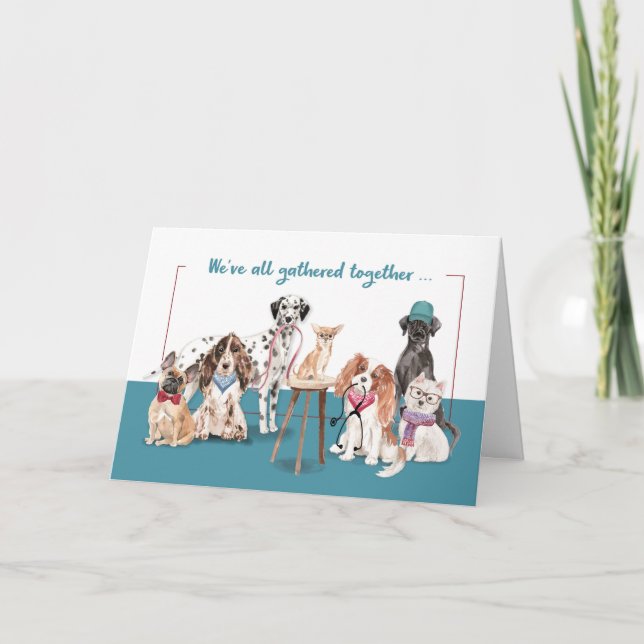 Ärztetag von Gruppe Funny Dogs Karte (Vorderseite)