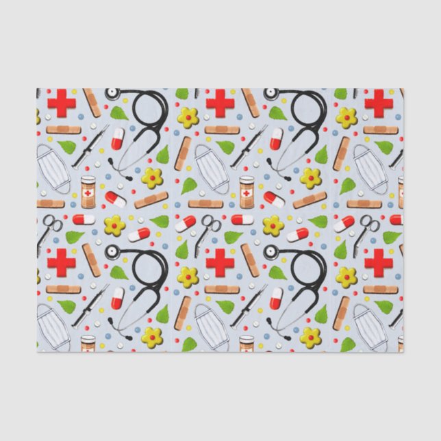 Arztgeschenk Seidenpapier (Vorderseite)