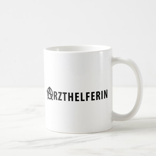 Arzthelferin Ikone Kaffeetasse (Rechts)