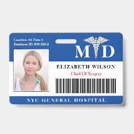 Ärztin| Foto-ID des Krankenhauses Medizinischer Mi Ausweis