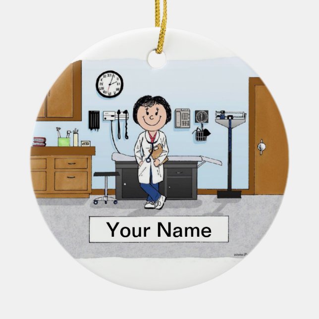 Ärztin Keramikornament (Vorne)