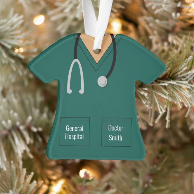 Ärztin oder Krankenpflegerin Ornament (Baum)
