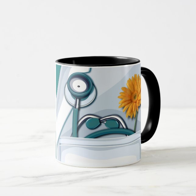 ärztliche Anerkennung, Geschenk des Arztes Tasse (VorderseiteRechts)