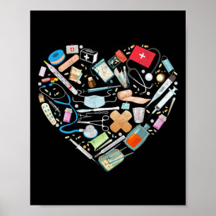 Ärztliche Ärztin für Herzkrankheiten CMA Poster