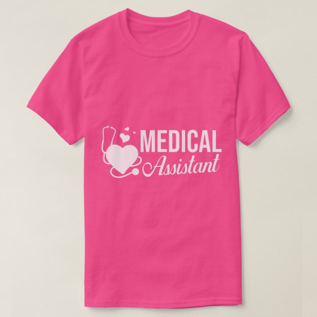 Ärztliche Assistentin Klinische Krankenversicherun T-Shirt (Design vorne)