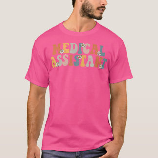 Ärztliche Assistentin Ma Cma Nurse Nursing Groovy  T-Shirt