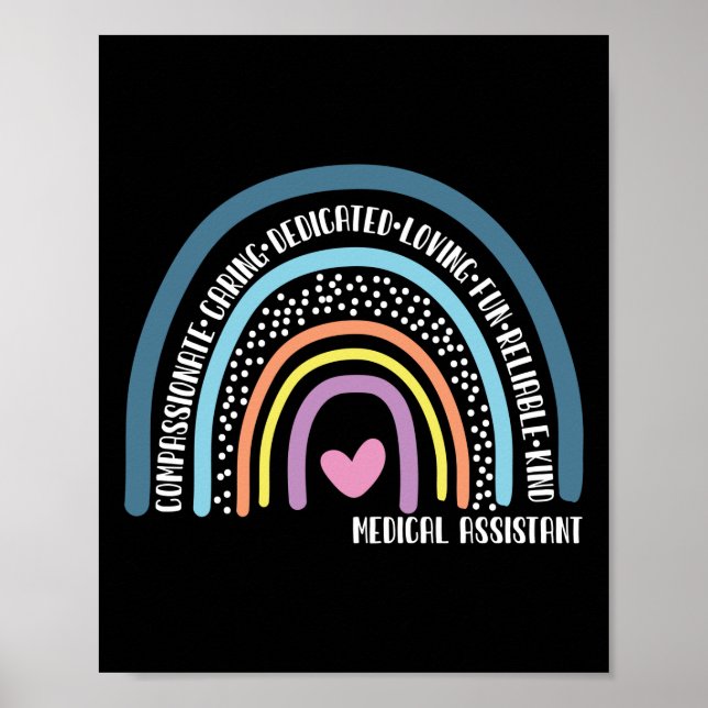 Ärztliche Assistentin Mitleid Gekümmert Poster (Vorne)
