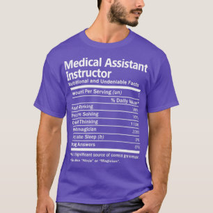 Ärztliche Assistenzärztin Ernährungsfaktoren Job T-Shirt