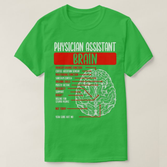 Ärztliche Assistenzwertschätzung Funny PA School 2 T-Shirt (Design vorne)