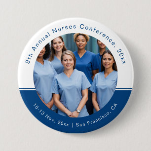 Ärztliche Betreuung für Krankenpflege Button