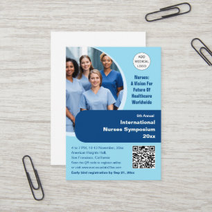 Ärztliche Betreuung für Krankenpflege Visitenkarte