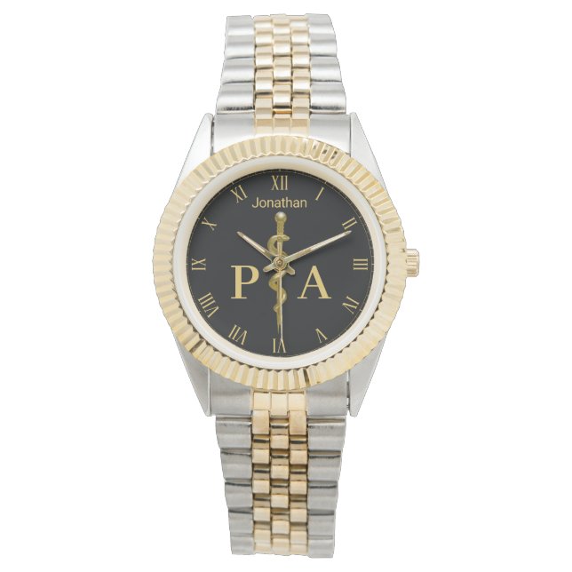 Ärztliche Beurteilung von Asclepius Gold Assistent Armbanduhr (Vorderseite)