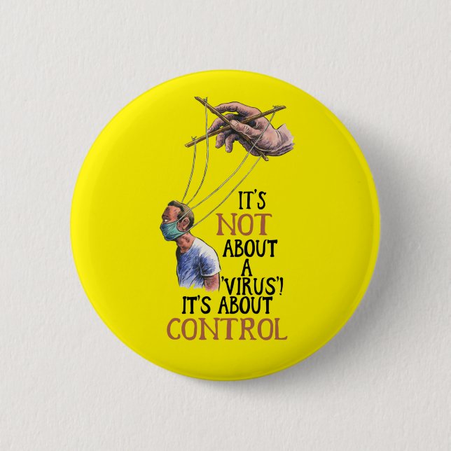 Ärztliche Freiheit Impfverbot Button (Vorderseite)