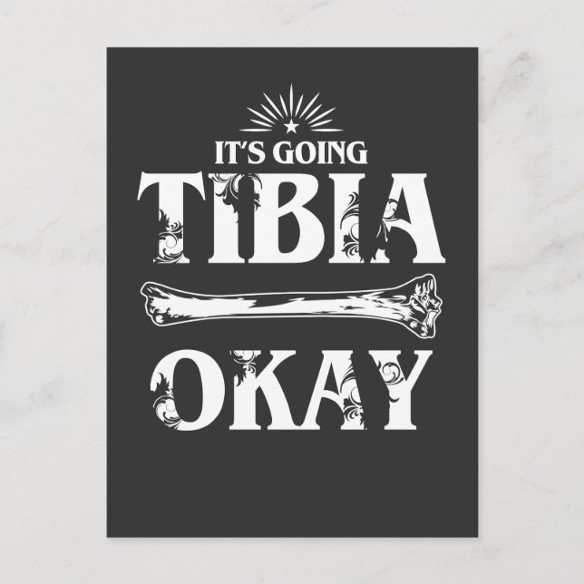 Ärztliche Knochenkrankenhaus-Lehrerknochen Postkarte (Vorderseite)