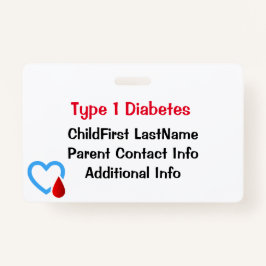 Ärztliche Notdiabetes-Bewusstsein Ausweis