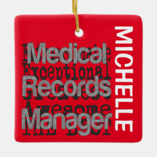 Ärztliche Platten Manager Außerordentlicher CUSTOM Keramikornament