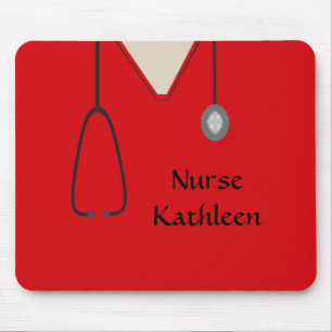 Ärztliche Untersuchungen Uniform Red Mousepad
