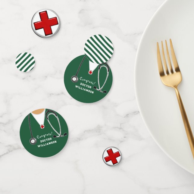 Ärztlicher Abschluss Konfetti (Gruppe)