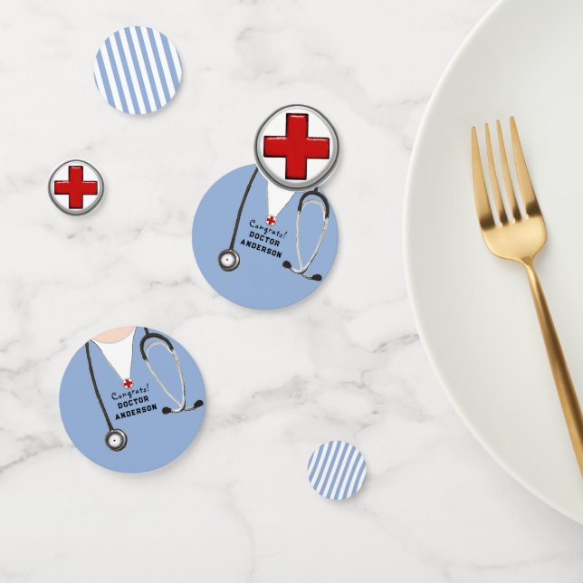 Ärztlicher Abschluss Konfetti (Gruppe)