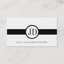 Ärztlicher Arzt MD Medical Ribbon Round Monogram