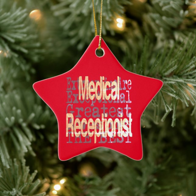 Ärztlicher Notarzt Keramik Ornament (Baum)