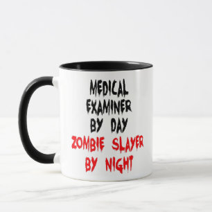 Ärztlicher Prüfer Zombie Joke Tasse