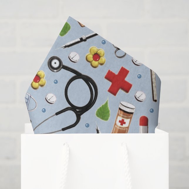 Arztpraxis Krankenpflege Seidenpapier (Geschenktüte)