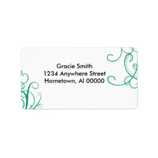 AS 9-2010 ADRESSAUFKLEBER