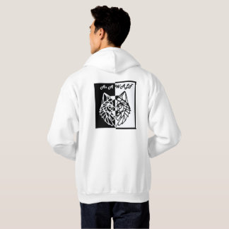 As A Wolf Geometrische Kunst T-Shirt – Schwarz und Hoodie