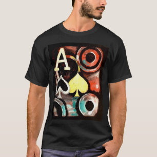 As de pique de T-shirt de tisonnier de style de