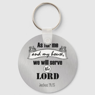 As for Me and My House Bible Verse Schlüsselanhänger