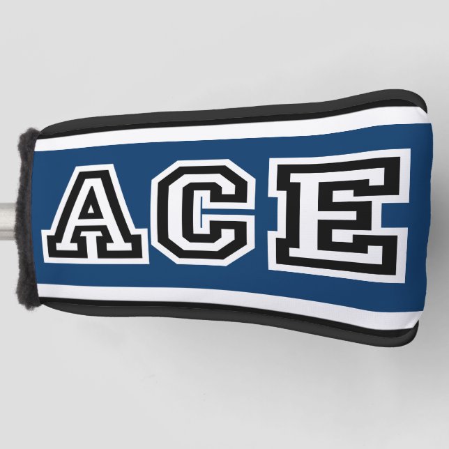 As-Golf-Ausdruck-Golfclub-Kopf-Abdeckung Golf Headcover (Vorderseite)