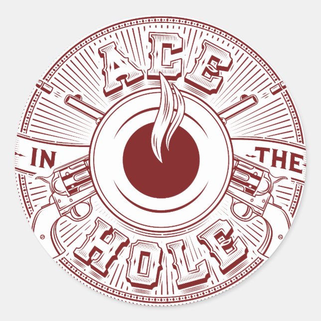 As in the Hole / Stickers (Vorderseite)