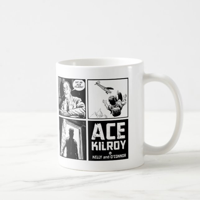 As Kilroy vier Platten-Tasse Kaffeetasse (Rechts)