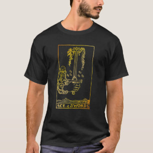 As of Schwerter Vintag Tarot Card T-Shirt